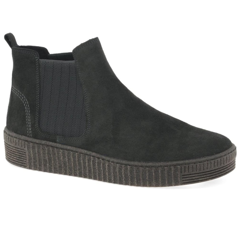 Gabor Daim Poivre | Bottes Chelsea Exclusives Lourdes Pour Femmes